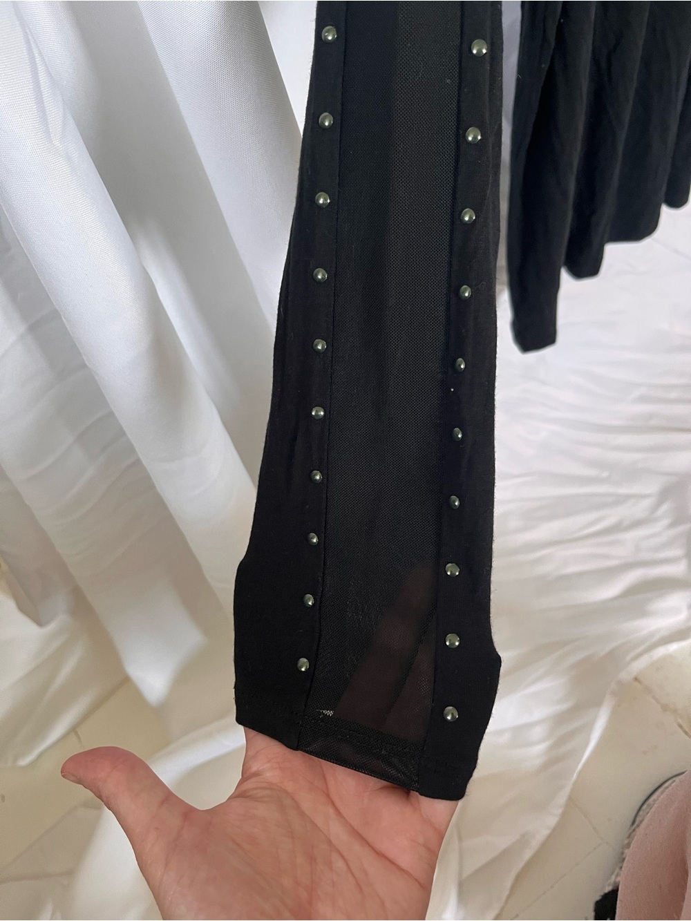 Love & Legend Black Vneck Shirt long sleeve - Picture 3 of 5